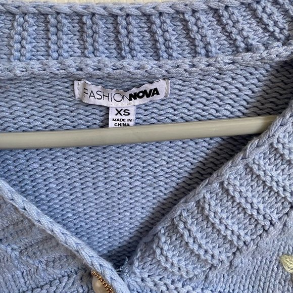 Knit Coord Set: Cardigan, Tube Top, and Skirt Size XS - Fashion Nova - Picture 5 of 15